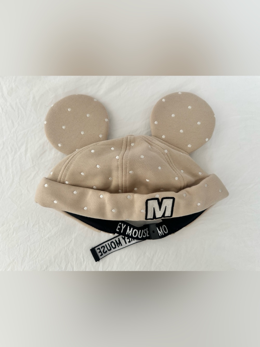 Japan Tokyo Disney Resort Ears HeadBand Hat Beige Initial CAP park US STOCK
